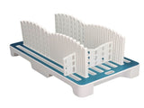 Bread Slicing Guide Folding Adjustable Width Bread Loaf Compact Cutting Guide with Crumb Tray White V1294-YM0901-3118260009711