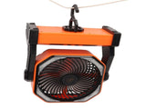 Camping Fan with LED Lantern 4 Levels 270 Degree Pivot Large Air Volume USB Rechargeable Outdoor V1294-YM0716-3113220171012