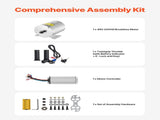 2000W Electric Brushless DC Motor Kit - 48V 4300rpm Motor with Upgraded Speed Controller and V952-ZLWSDJTJ2000G4RXBV9