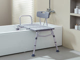 Tub Transfer Bench for Bathtub, Adjustable Shower Seats for Adults, Lightweight Shower Bench for V952-GDSYGZYTLSLBISSULV0