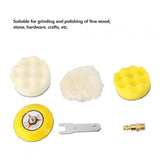 3 Inch Air Sander Pneumatic Polisher Machine Set Air Grinder Polishing Machine Tool V1366-AZ2-W-18645