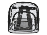 Transparent Backpack Waterproof PVC Storage Bag Student School Bag for Outdoor Travel V1294-YM0714-3117210143611