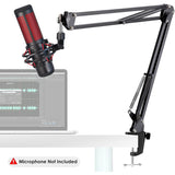 Microphone Stand - Professional Stand for HyperX QuadCast S Condenser Microphone V1237-ZY-203-5389