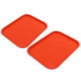 2Pcs Fast Food Tray Stackable Rectangular Light Weight Anti Slip PP Food Service Tray for V1294-YM0523-3118220048514