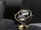 White Black Rotating Hourglass Clock Home Decor Time-Keeping Device High-Quality Materials V1347-115-BLA-36070