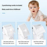 Cordless Baby Hairs, 3 Guide Combs Baby Hair Quiet Hair for Baby, Hair V1192-AZ-W-2930