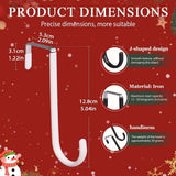 2025 New Over The Door Hooks 4 Pack, Upgrade Garland and Stocking Mantel Holders, Christmas V1258-DP02-C-2526