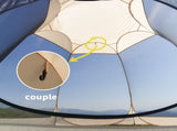 Large 3m Pop Up Screen House Tent, 6-8 Person Mosquito Shelter,,Easy 60-second setup camping V1337-P6-KSBF-U6KS