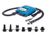 20PSI High Pressure SUP Pump Dual Motor 150W 12V DC Inflatable Deflatable Electric Air Pump with 7 V1294-YM0901-H48485