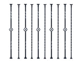 Staircase Metals, 44'' x 1/2" Galvanized Steel Decorative Banister Spindles, 10 Pack Deck V952-ZXKLGZ10G43835UVDV0