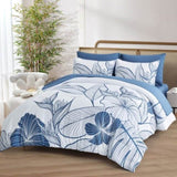 Warm Floral Comforter Set, King Size, Plush Winter Bedding with Pillowcases V745-MAB010944AJ3