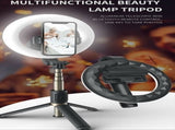 TEQ Q07 Bluetooth Ring Light Selfie Stick Tripod stand V28-MOBTEQQ07