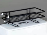 Toilet Shelf Thickening Waterproof Large Capacity Nail Free Installation Iron Over Toilet Bathroom V1294-YM0512-3112220079012
