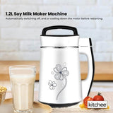 1.2L Electric Soy Bean Milk Maker Machine - Automatic Soya Almond Nut Blender V238-SUPDZ-23901946502