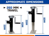 Trailer Caravan Canopy Jack Stand 2267kg 5000lbs Heavy Duty Solid Weld Bracket V465-86091