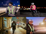 10 Pack Reflective Vests, Adjustable High Visibility security Gear for Men, Women & Babies V1263-JX-3877