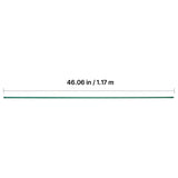 Garden Stakes, 50 Pack, 1170 mm, Plastic Coated Metal Tomato Stakes, Garden Sticks for Plants V952-ZWZCHYZ12M11ZDALY001V0