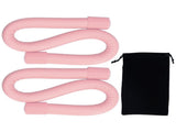 Yoga Weight Ring Elastic Adjustable Durable Household Unisex Wrist Weights for Sports RunningPink V1294-YM0901-3117210148317