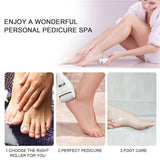 Electric Foot Removers Rechargeable, Portable Electronic Foot File Pedicure Tools, Electric V1192-AZ-W-3817