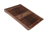 Kungfu Tea Tray Chinese Gongfu Tea Tray Drainage Water Storage Wood Tea Table with Drain Pipe Light V1294-YM0703-3118230040212