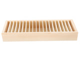 WHAMVOX Gift Ribbon Storage Holder Wooden Box Flower Wrapping Ribbon Holder Organizer V1189-WXFWAL-20260326-02267
