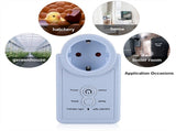 Smart GSM Power Outlet Plug Socket with Temperature Sensor SMS Command Control V1294-YM0901-JY01482-02