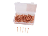 250Pcs Horseshoe Nails Copper Plated Rustproof Equestrian Riding Equipment Pet Supplies 47.5mm E4 V1294-YM0706-3111230194812