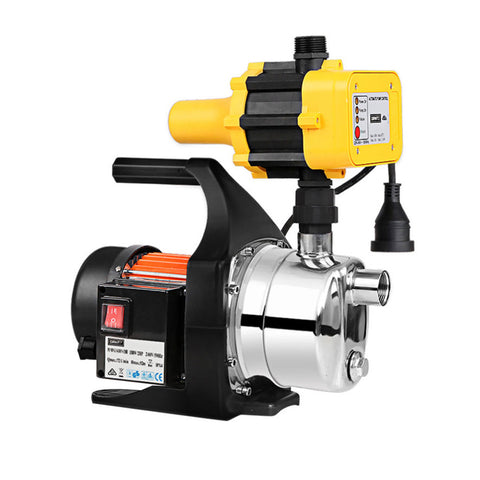 Giantz Garden Water Jet Pump High Pressure 800W Max. Tank Rain Farm Irrigation Yellow PUMP-GARDEN-800-YEL