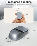 Touchpad Bluetooth Mouse with Presentation Mode, Detachable & Portable Design, Smart Software V1107-CS-YISEE8