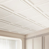 Ceiling Tiles 96-Pack 20 x 20 in Polystyrene Easy Installation Glue-up V952-THBZPSB96J507BX42V0