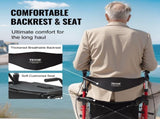 2 in 1 Rollator Walker & Transport Chair for Seniors, Folding Rolling Walker Wheelchair Combo & V952-EHYZXQCKJLQ8WW1ZSV0
