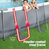 Bestway Swimming Pool 427x250x100cm Steel Frame Above Ground Pools Filter Pump Ladder 7250L BW-POOL-427-56622