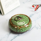 Round Ceramic Ashtray Living Room Anti Fly Ash With Lid Ashtray Cigar Ashtrays Home Decoration V1192-AZ-W-12338
