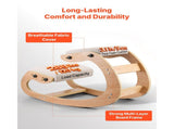 Ergonomic Kneeling Chair, Wooden Posture Knee Chair with Adjustable Thick Foam Cushions & Solid Wood V952-JYKGYMBSBDLWFBRDG001V0