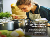 EuroChef 60cm 4 Zone Induction Cooktop, 6800W Electric, Touch Controls V219-COKICTEC640A