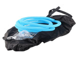 Wall Mounted Air Conditioning Cleaning Cover Bag with Drain Pipe for 11.5P Air Conditioner Black V1294-YM0714-3117210136611