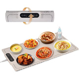 Warming Mat for Food - Electric Silicone Food Warming Tray for Buffet, Rollable Food Warmer Mat for V1192-AZ-W-0048