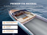 Boat Flooring, EVA Foam Boat Decking 94.5" x 45.7", Non-Slip Self-Adhesive Flooring, 29.9 sq.ft V952-CBZZFHPMDDHSZQ449V0