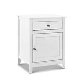 Artiss Bedside Tables Side Table Drawers Nightstand White FURNI-G-SCAN02-BS-WH