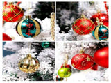 6cm Christmas Ball Ornaments 30 Pieces Of Shatter Proof Christmas Tree Ornaments for 2021 Xmas V1294-YM0523-10317018