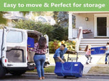 CARLA HOME 12-Pack Large Moving Storage Bags with Zippers & Handles with 95 Liters Capacity for LSB-36345