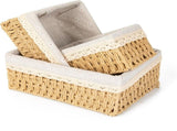 Storage Basket - Basket Set - Wicker Basket - Woven Basket - Cabinet Basket - Bathroom Basket V1189-WXF-260203-00524