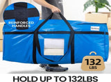 2 Pack 261 L Extra Large Storage Bags with Visible Window, XXL Heavy-Duty Moving Bags For Storage, V1189-LC-AMZ-00261