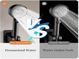 High Pressure Adjustable Shower Head with 1.5M Hose, Anti-Limescale V1263-JX-5187