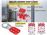 58 PCS Lockout Tagout Kits, Electrical Safety Loto Kit Includes Padlocks, Lockout Station, Hasp, V952-AQSJTZJBDGJ57NTX0V0