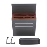 Wall Mount Cutlery Block Rack Aluminium Alloy Multifunctional Kitchen Cutlery Holder Utensil V1294-YM0901-3118240192011
