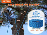 12.7mm Static Climbing, 45.7M Outdoor Rock Climbing 30KN Breaking Tension, Fiber V952-DSJLSLSXWS15D8FTZV0