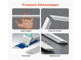 Wall Molding 3 Pack, Wainscoting Panels Kit, Lightweight Paintable Polystyrene, Easy to Install V952-QMSTJBYX2X1D4KCQL001V0