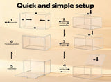 Artiss Clear Acrylic Display Case Box 2 Pack For Toys 54cm DS-27-CLX2