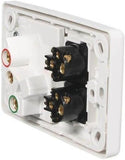 250V, 10A, 2 Removable Extra Silgle Switch Socket Outlet V1202-V1-CLI2015XXWE